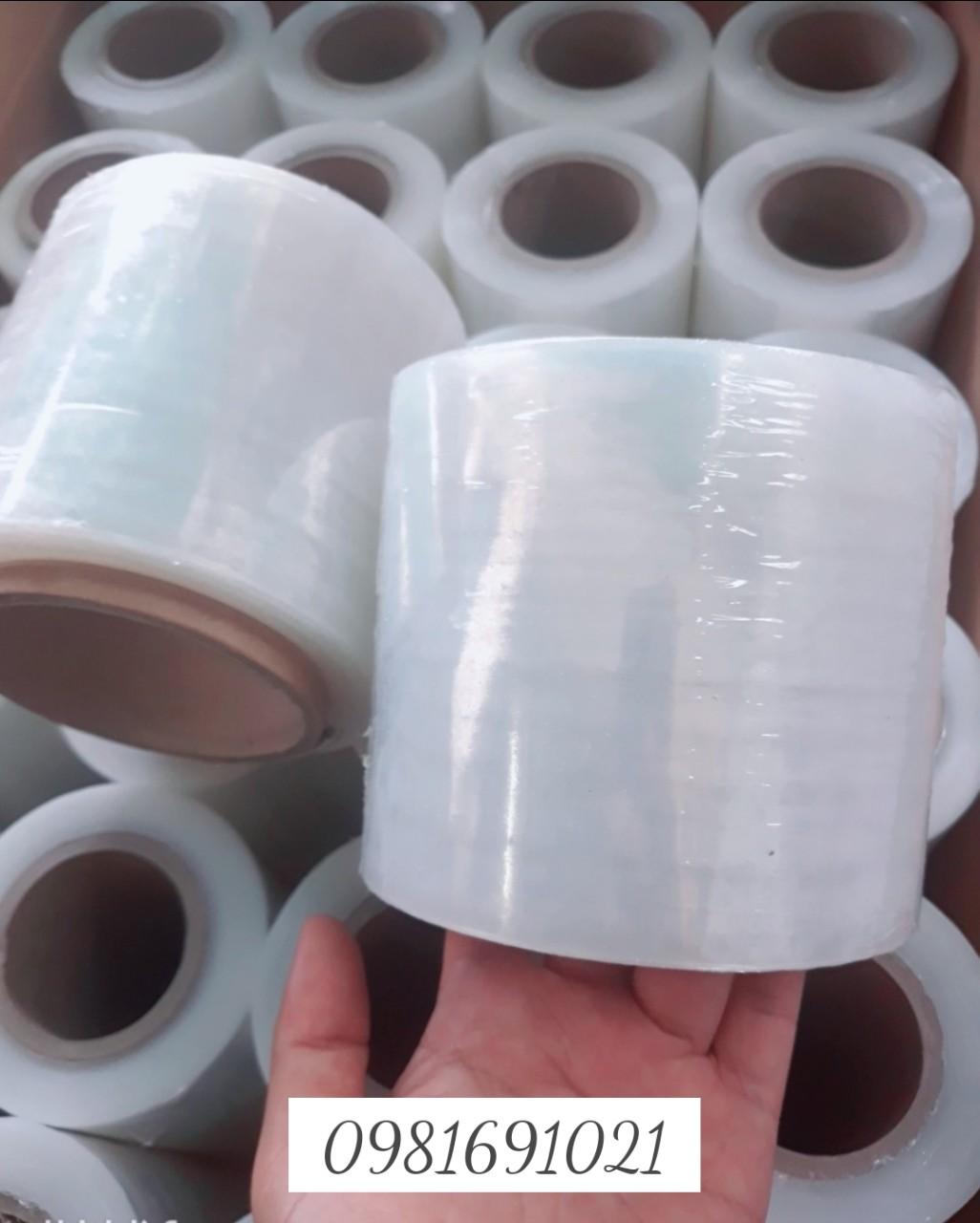 Màng bọc pe 1 tấc - ngang 10cm quấn hàng nặng 500gram