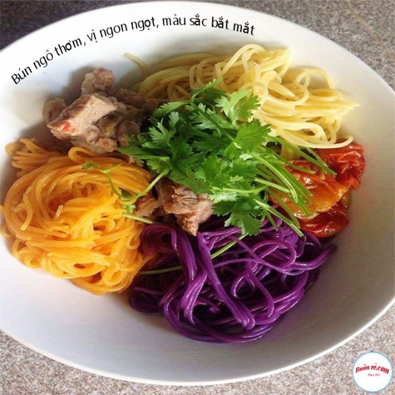Gói 500g Bún ngũ sắc Eatclean Healthy đặc sản Cao Bằng