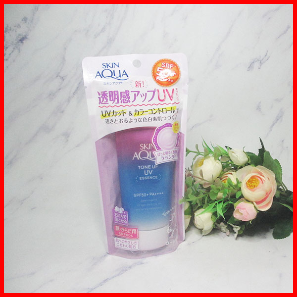 [HCM]Kem Chống Nắng Skin Aqua Tone Up UV SPF 50+ PA++++ 80gr Nội Địa Nhật