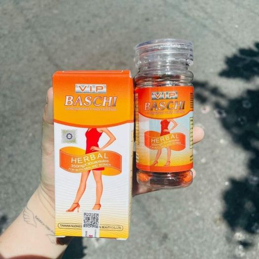 Viên uống giảm cân Thái Lan Baschi VIP Màu vàng cam