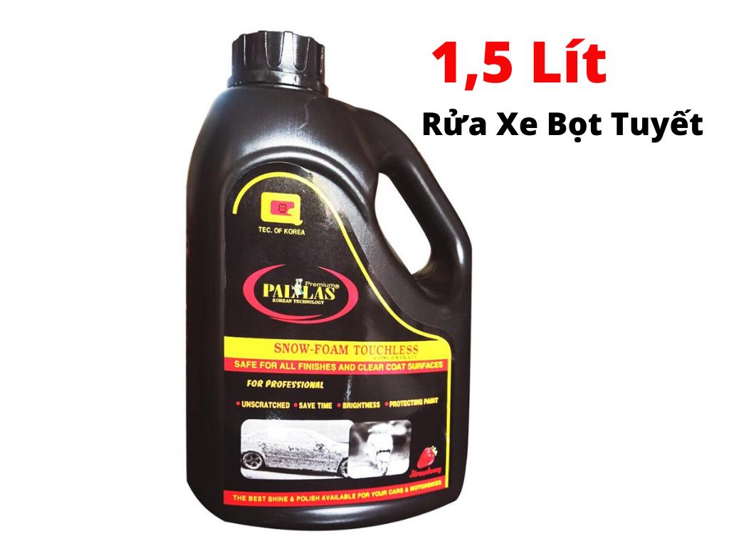 [HCM]Nước Rửa Xe Bọt Tuyết Không Chạm Pallas Snow 1500ml