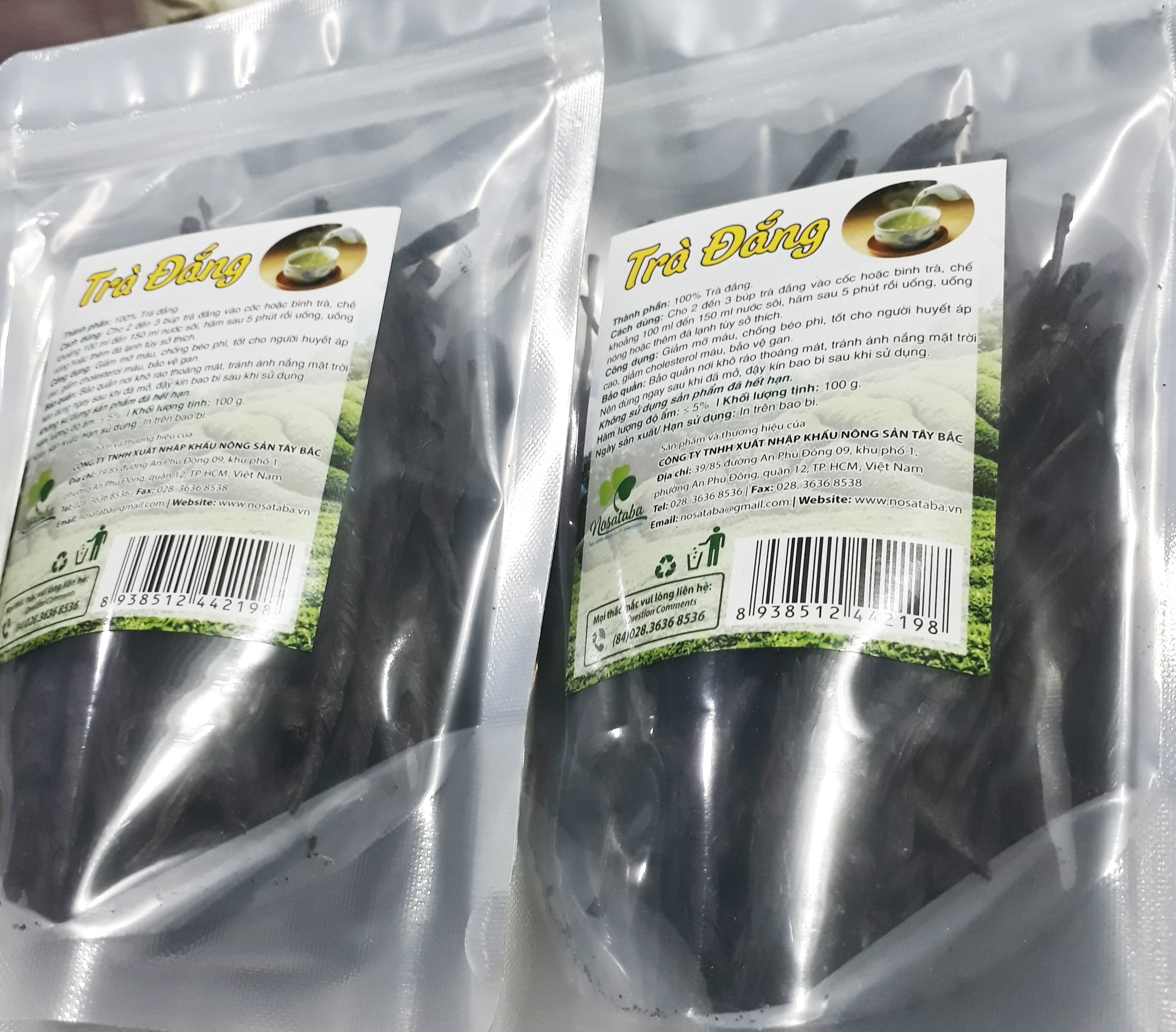 Trà đắng chất lượng cao - 2 gói (100g/gói)
