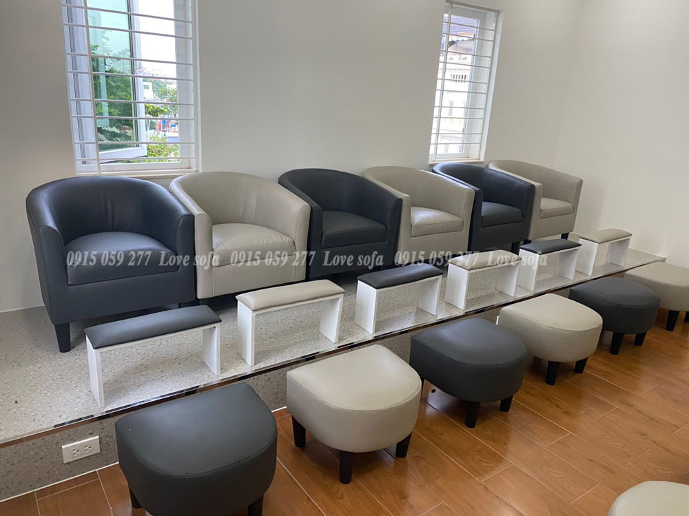 Ghế Sofa Đơn Cho Tiệm Nail - Ghế Thư Giãn Một Người Ngồi Giao Hàng Trên Toàn Quốc
