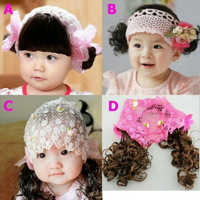 [HCM]Băng đô tóc giả xoăn cho bé cực kì đáng yêu