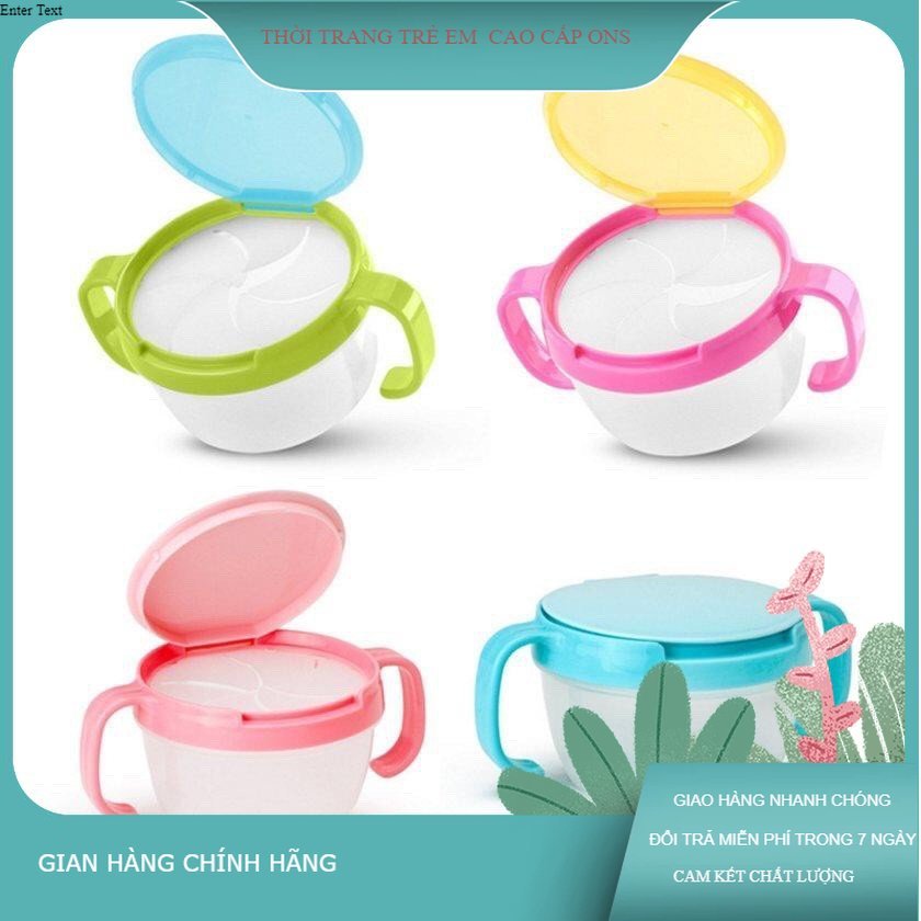 Cốc ăn snack chống đổ - Hàng xuất Nhật - Giúp bé tự ăn độc lập