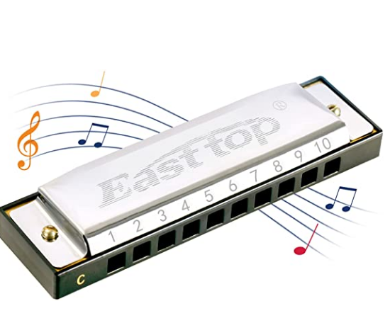 Easttop Harmonica 10 Lỗ Hòa Tấu Blues Chính Của C Hàng Sẵn Có Kim Loại Tiên Tiến Kèn Ác Mô Ni Ca Top Grade Cho Cầu Thủ Chuyên Nghiệp Người Mới Bắt ĐầuT10-4