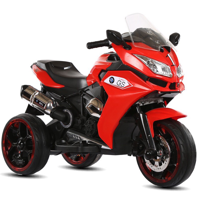 Xe máy mô tô điện 3 bánh bmw nel gs1200 2 động cơ tải trọng 50kg
