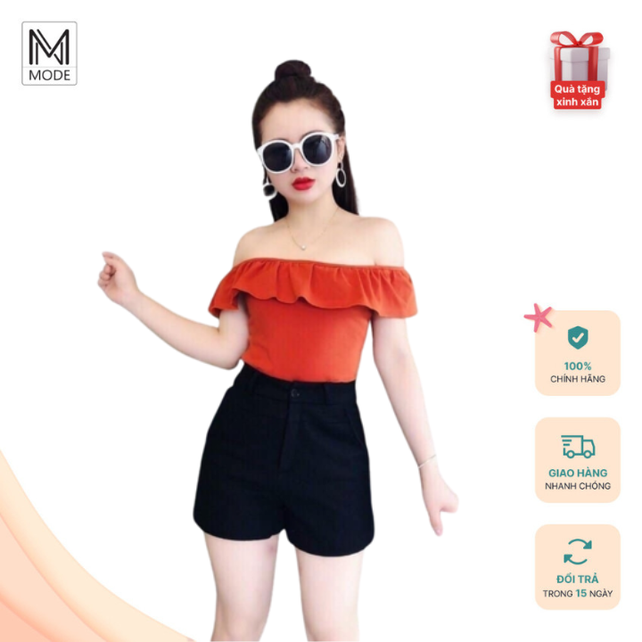 Quần Short Nữ Cạp Cao Siêu Tôn Dáng Chất Vải Umi Hàn Cao Cấp Co Giãn Thoải Mái Vận Động [ẢNH SHOP TỰ CHỤP] -  Ngocmode