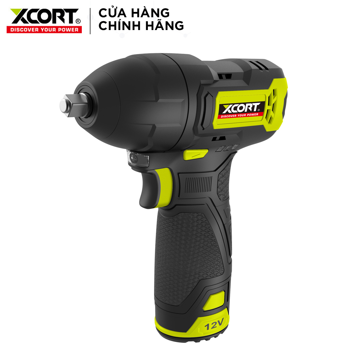 Máy siết bulong-Máy siết ốc cực khỏe 2 PIN kèm Sạc 12V XCORT [Chính Hãng]