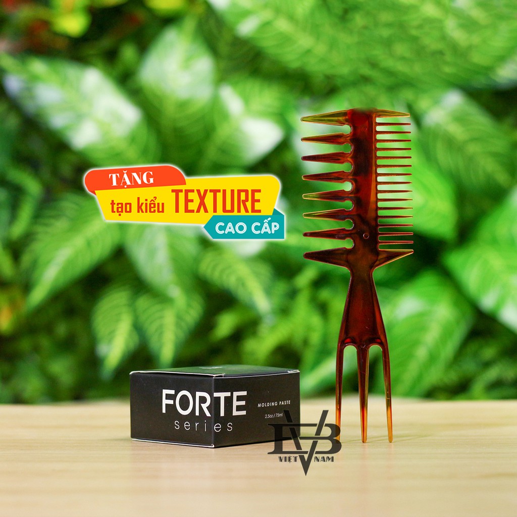 Sáp vuốt tóc Forte Molding Paste cao cấp chất lượng 100% USA + Tặng lược tạo Texture