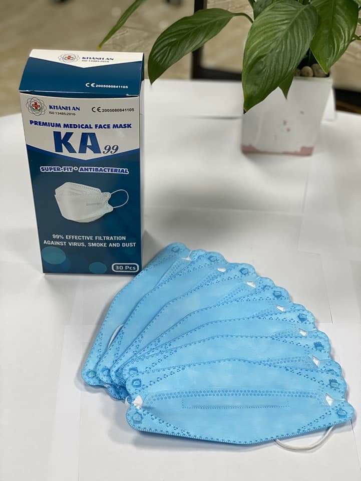 Khẩu trang y tế kf94 ,ka99 , 4d hộp 30 cái khánh an