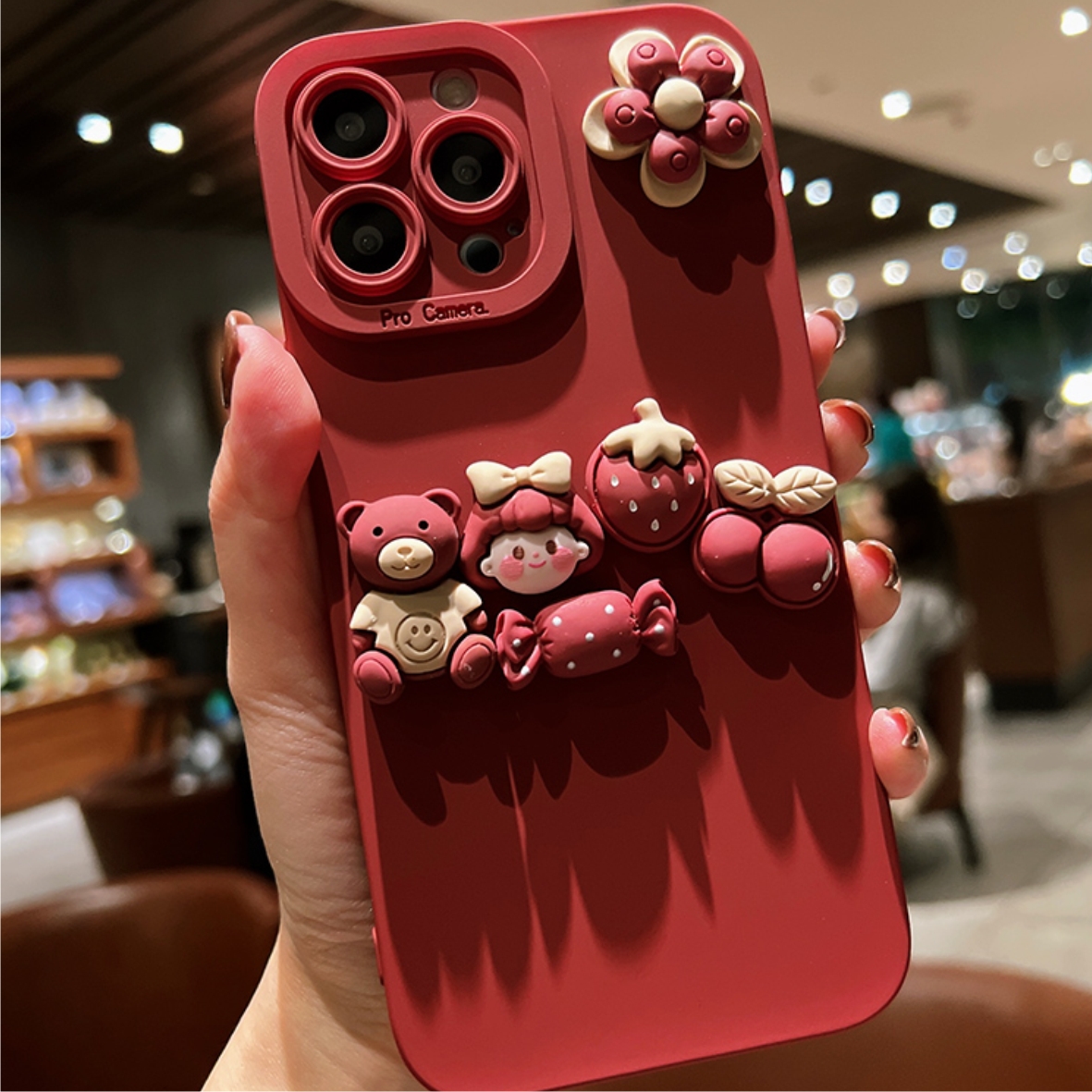 Ốp lưng basic camera nổi - mẫu stickers 2 nổi