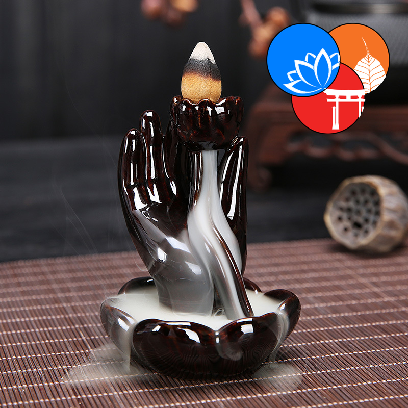 Thác Khói Trầm Hương Cao Cấp Tặng Trầm Khói Ngược Mini Mẫu 1