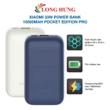 Sạc dự phòng Xiaomi 33W Power Bank 10000mAh Pocket Edition Pro - Hàng chính hãng - Công suất cao 33W, sạc điện thoại thông minh siêu nhanh, tương thích với nhiều loại thiết bị