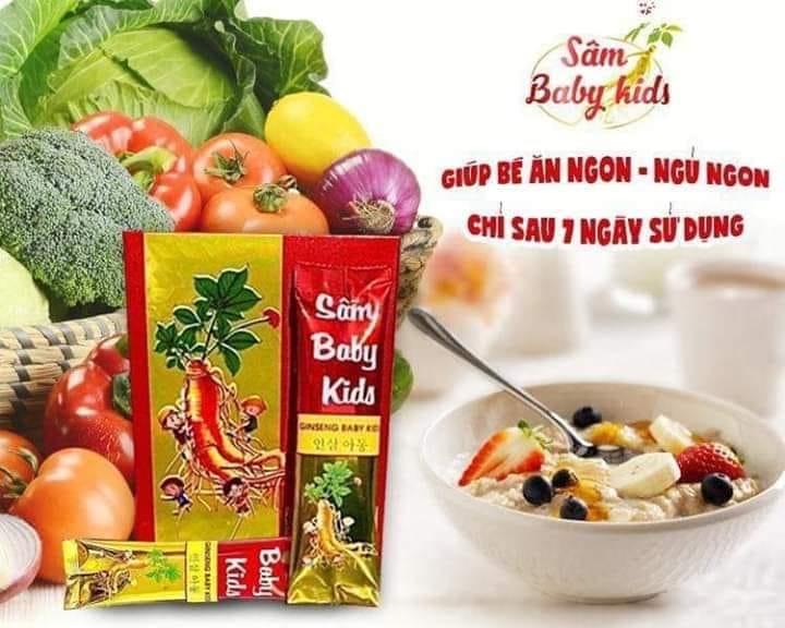 Sâm baby kids - siro ăn ngon cho bé yêu