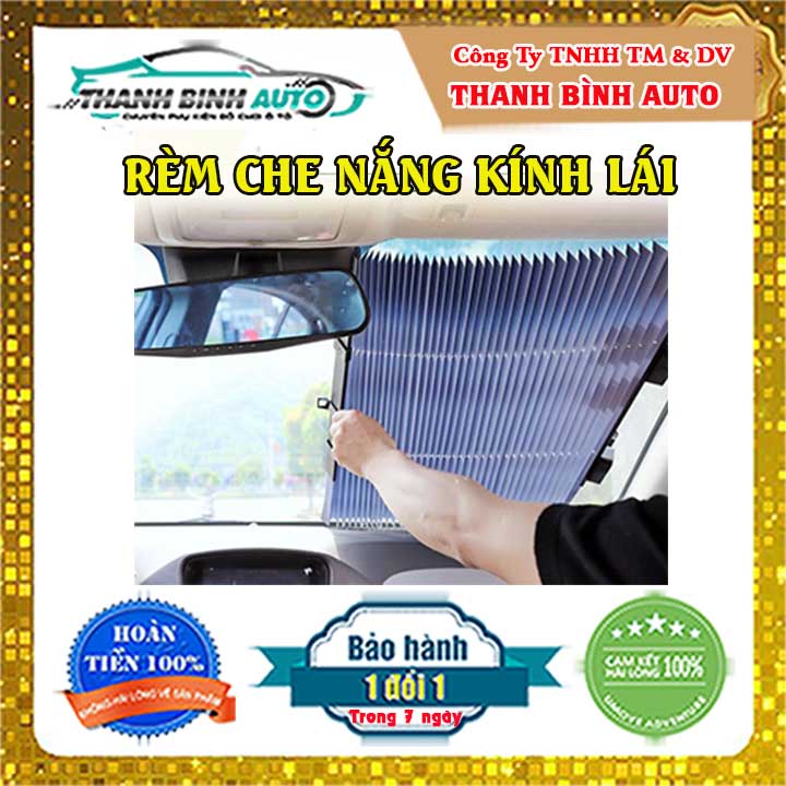 Rèm che nắng kính lái xếp che nắng thông minh - Phụ Kiện Xe Hơi