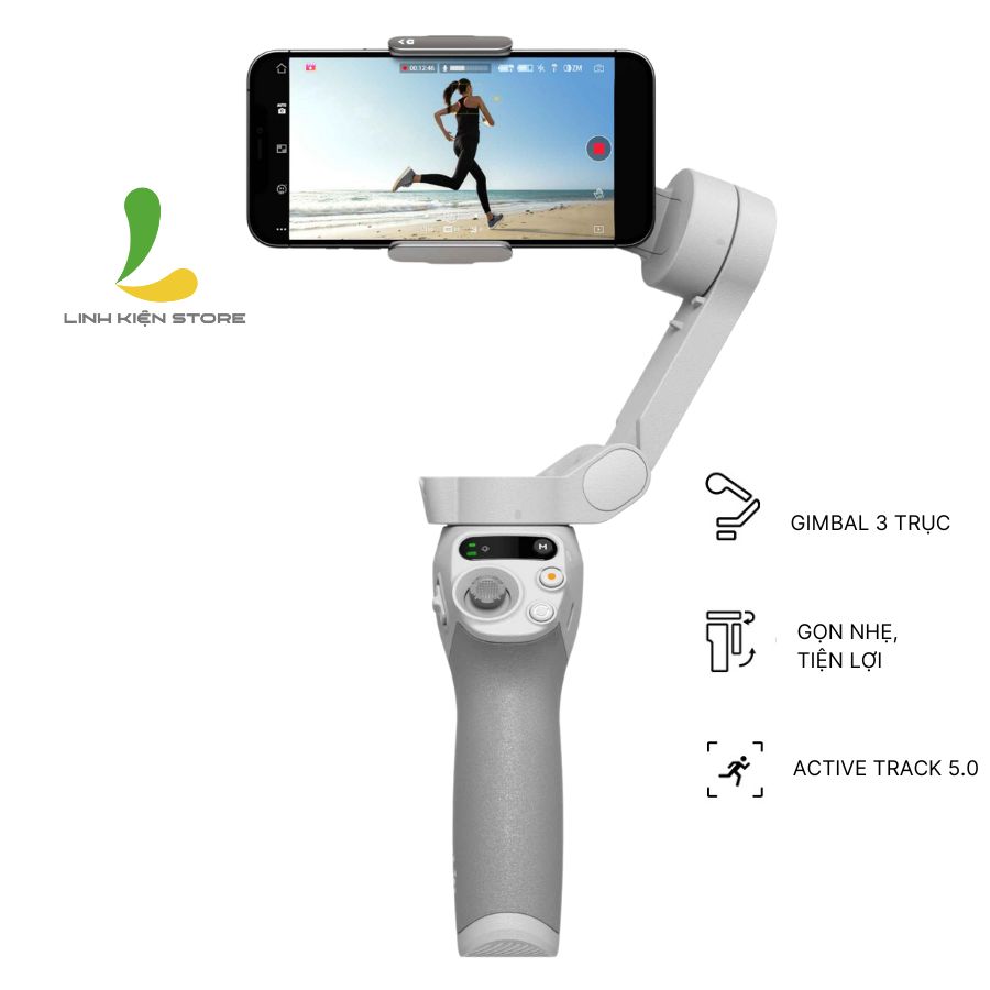 Gimbal DJI Osmo SE - Tay cầm chống rung cho điện thoại 3 trục ổn định thiết kế ấn tượng đa dạng tính năng ghi hình độc đáo