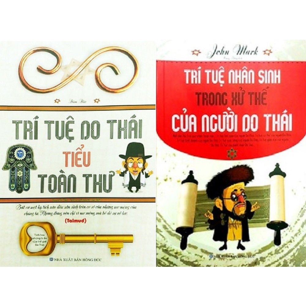 Nguyetlinhbook sách xịn - combo trí tuệ do thái tiểu toàn thư + trí tuệ nhân sinh trong xử thế của người do thái .
