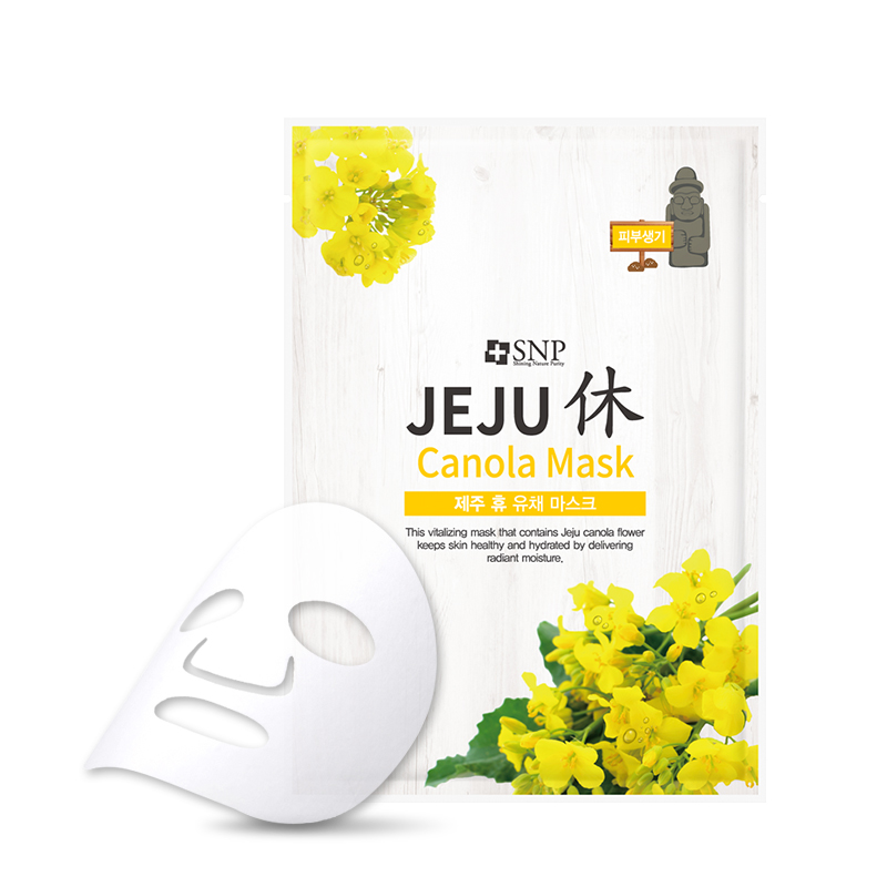 Mặt nạ hoa cải dầu cung cấp sức sống da- JEJU CANOLA MASK SNP