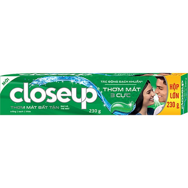 Kem đánh răng close up bạc hà 230g