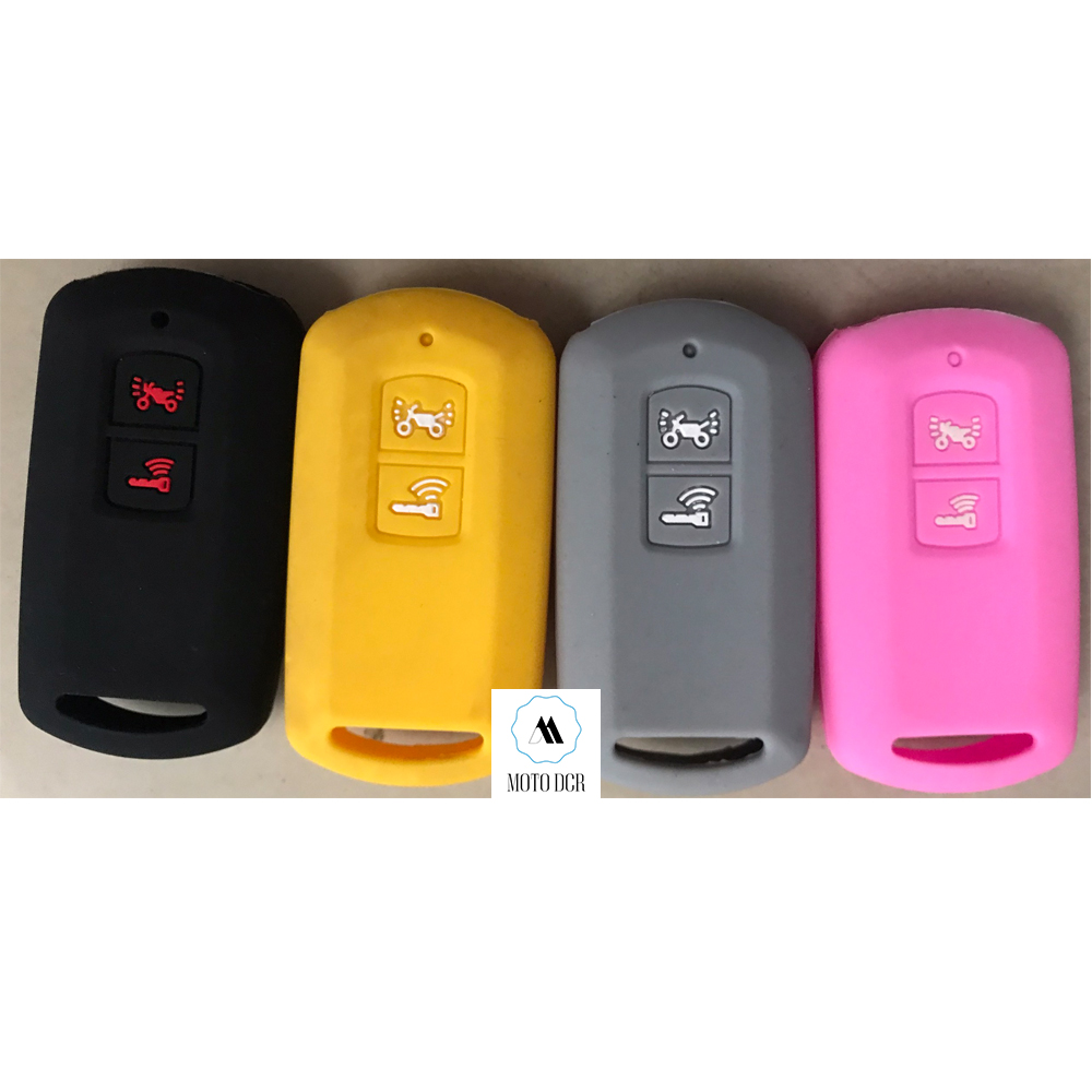 Bọc (Bao) Silicon Cho Chìa remote Smartkey 2 nút Lead, Airblade,Vision,Vario - phụ kiện, linh kiện, phụ tùng, đồ chơi moto xe máy - Moto DCR