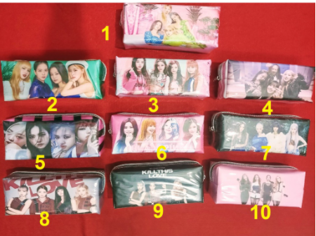 VÍ BÚT BLACKPINK DA BÓNG HỘP CHỮ NHẬT LỚN