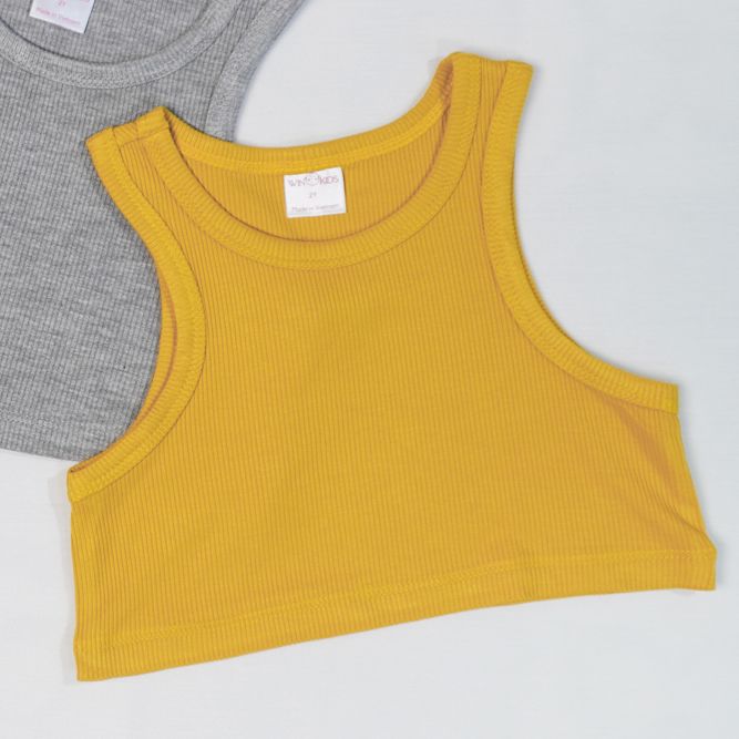 Áo thun ba lỗ croptop bé gái 10-40kg Thời trang trẻ em WINKIDS chuyên quần áo cho bé - 2