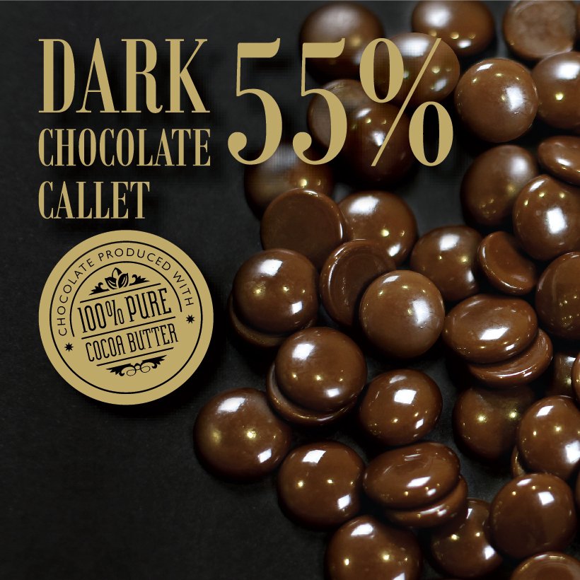 socola đen couverture callet Belcholat 55% cacao 500gr