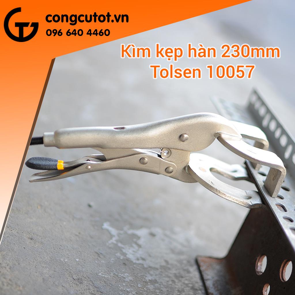 Kềm bấm kẹp thợ hàn tolsen 10057 230mm