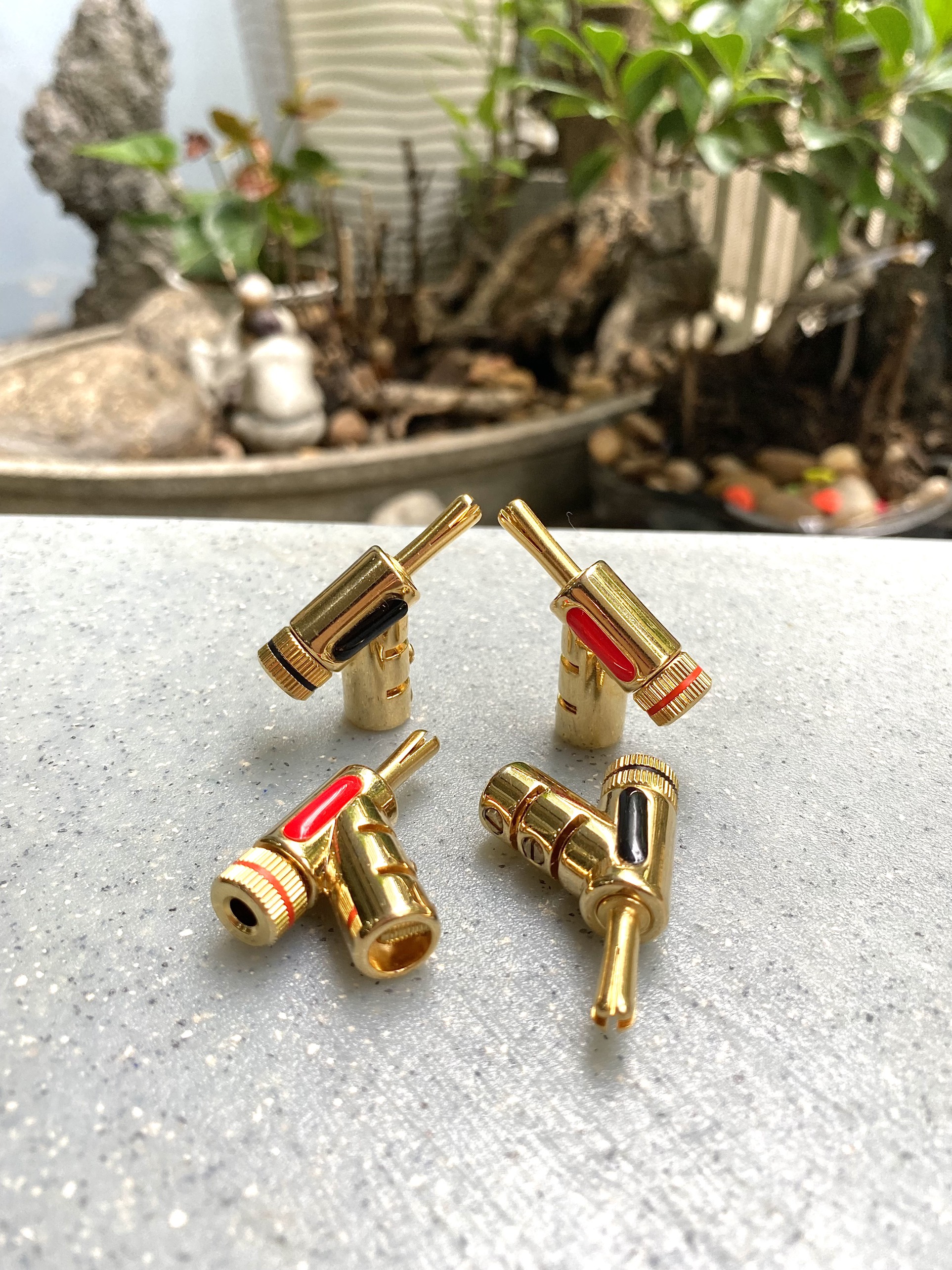 Jack Bắp chuối Khoá ren mạ vàng
