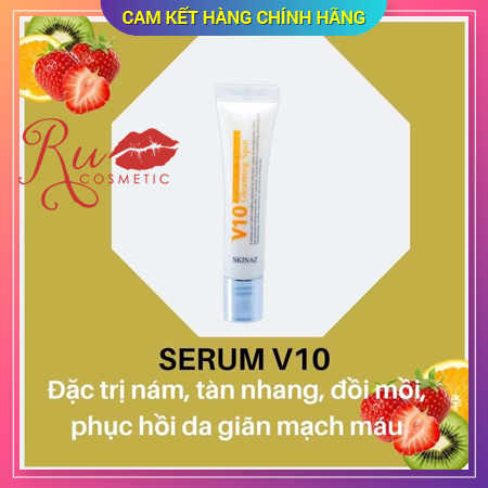 [CHÍNH HÃNG] Kem trị nám V10 SKINAZ - 15ml