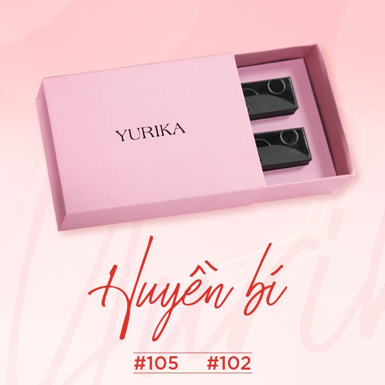 Box set YURIKA Matte Lipstick huyền bí màu #105 & #102