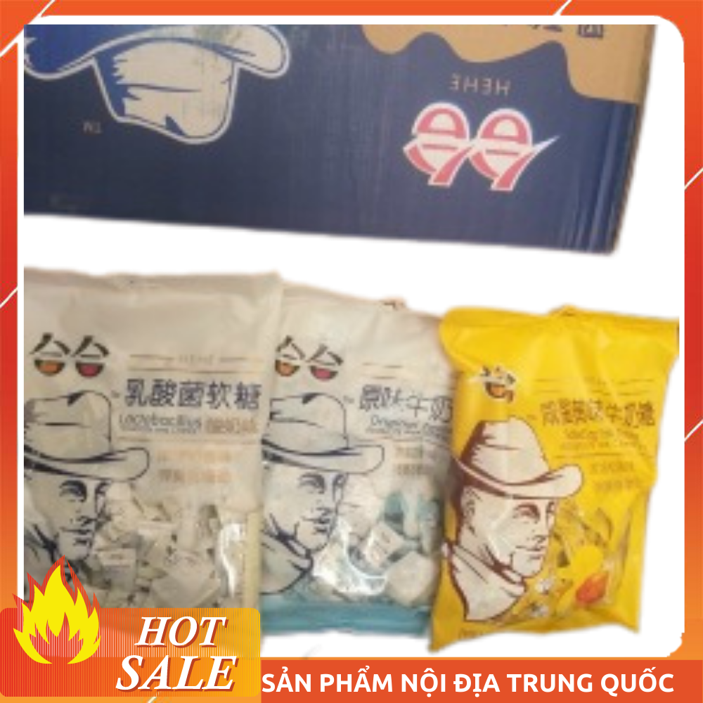 Sỉ 1 thùng 24 gói kẹo dẻo ông già cao bồi