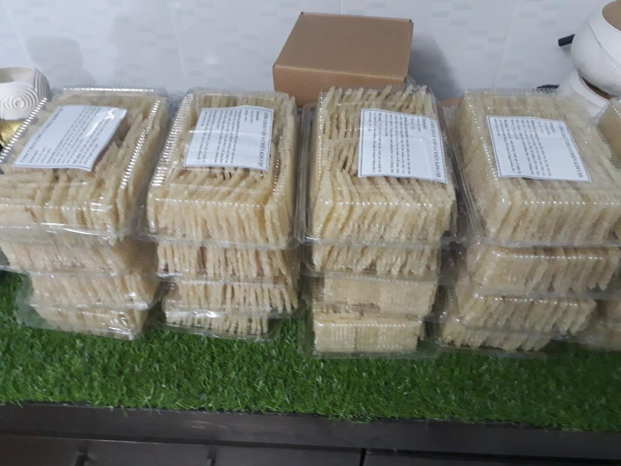 Cơm cháy nếp chưa chiên, Cơm cháy tươi, cơm cháy chưa chiên Kim Chi Foods 20 năm danh tiếng