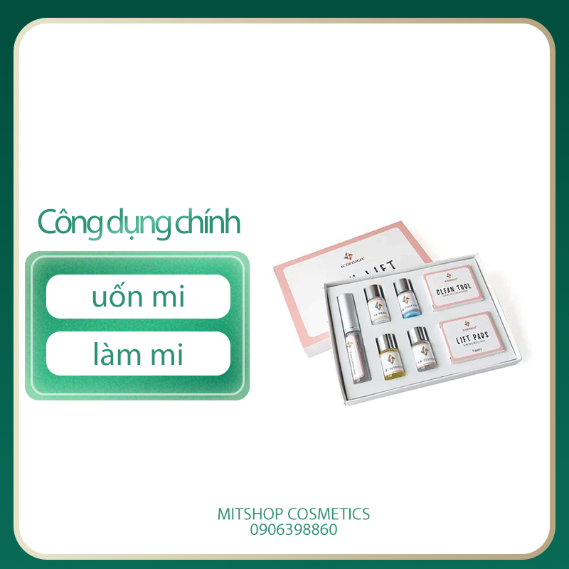 Set uốn mi collagen Lash Lift 6D Hàn Quốc uốn nhanh mi tự nhiên bền