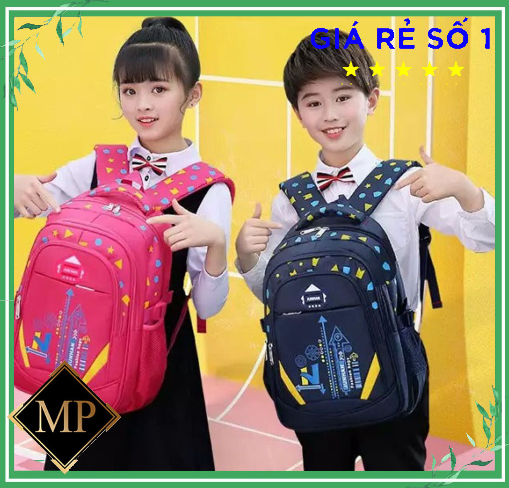 [Mẫu hot JUNHAN - SIZE 42CM] Balo học sinh Junhan cấp 1, cấp 2 cho bé trai bé gái từ lớp 3 đến lớp 7, cặp sách học sinh tiểu học, trung học họa tiết siêu đẹp mẫu mới ra của năm 2021.