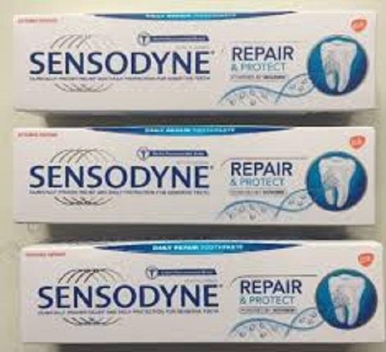 12 tuýp Kem đánh răng Sensodyne - Repair and protect - ANH