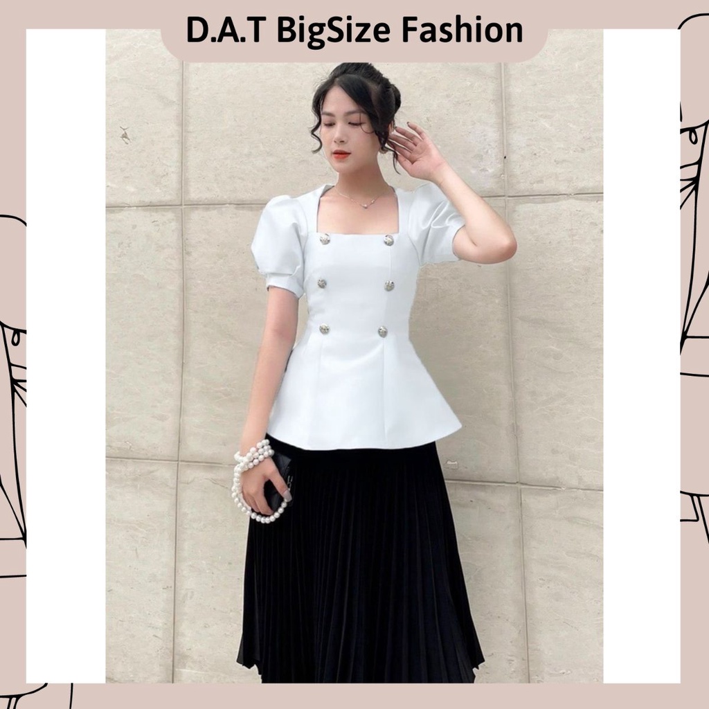 Áo phi hàn 6 nút thiết kế bigsize dành cho người béo 50-90kg - ship hoả tốc hcm