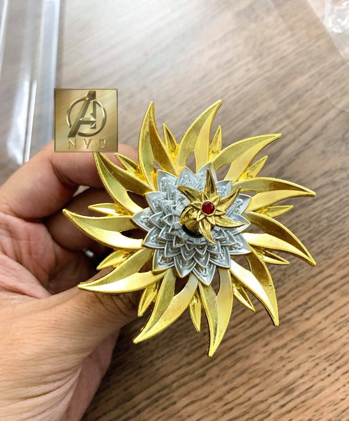 [HCM]Mô hình Phật nộ đường liên vàng (loại xoay được) kim loại cực đẹp