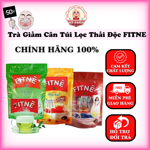 Trà giảm cân túi lọc fitne herbal thá¡ lan 30-40 gói/bịch