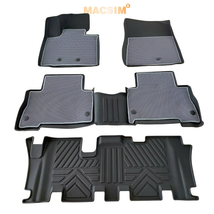 2-Layer Carpet (Sd3) in Hexagonal Mesh Form for Kia Sorento 2014-2020 (Recorded) Super Clean Rubber Surface, Macsim Brand Giá 3,800,000 Đồng*Miễn phí vận chuyển