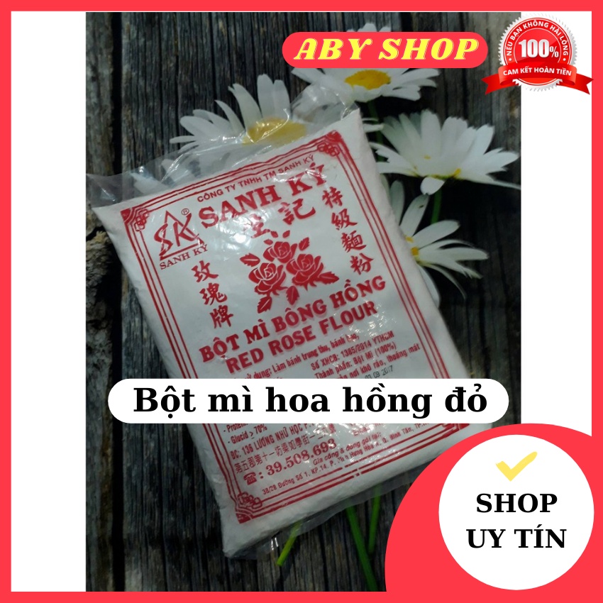 Bột mì hoa hồng đỏ ⚡ GIÁ TỐT  ⚡ bộ mì sanh ký sử dụng chính trong làm bánh bao, bánh trung thu, bánh