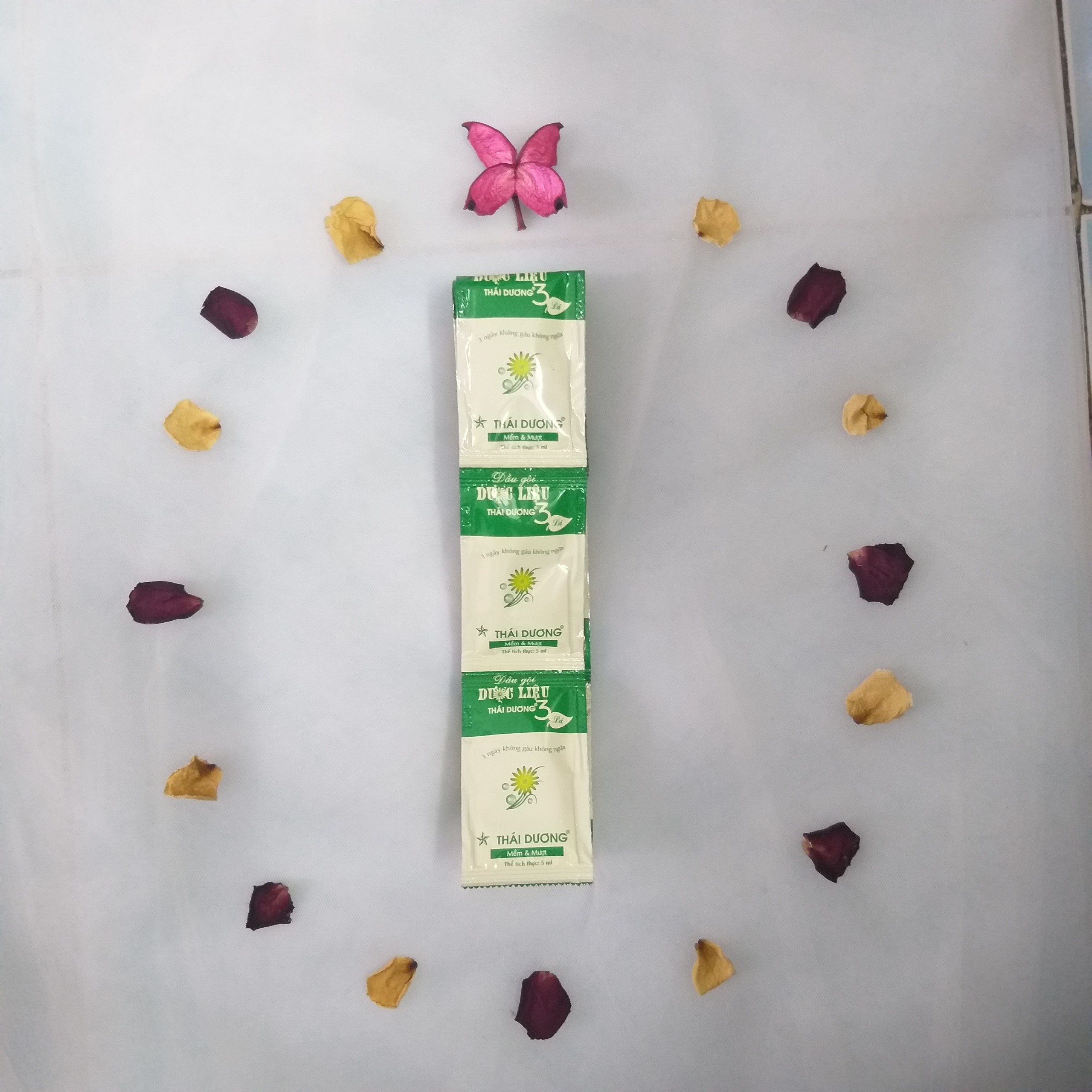 Combo 5 dây gội thái dương 3 - hương lá