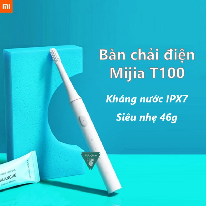Bàn chải điện xiaomi mijia t100 - bàn chải đánh răng mijia t100