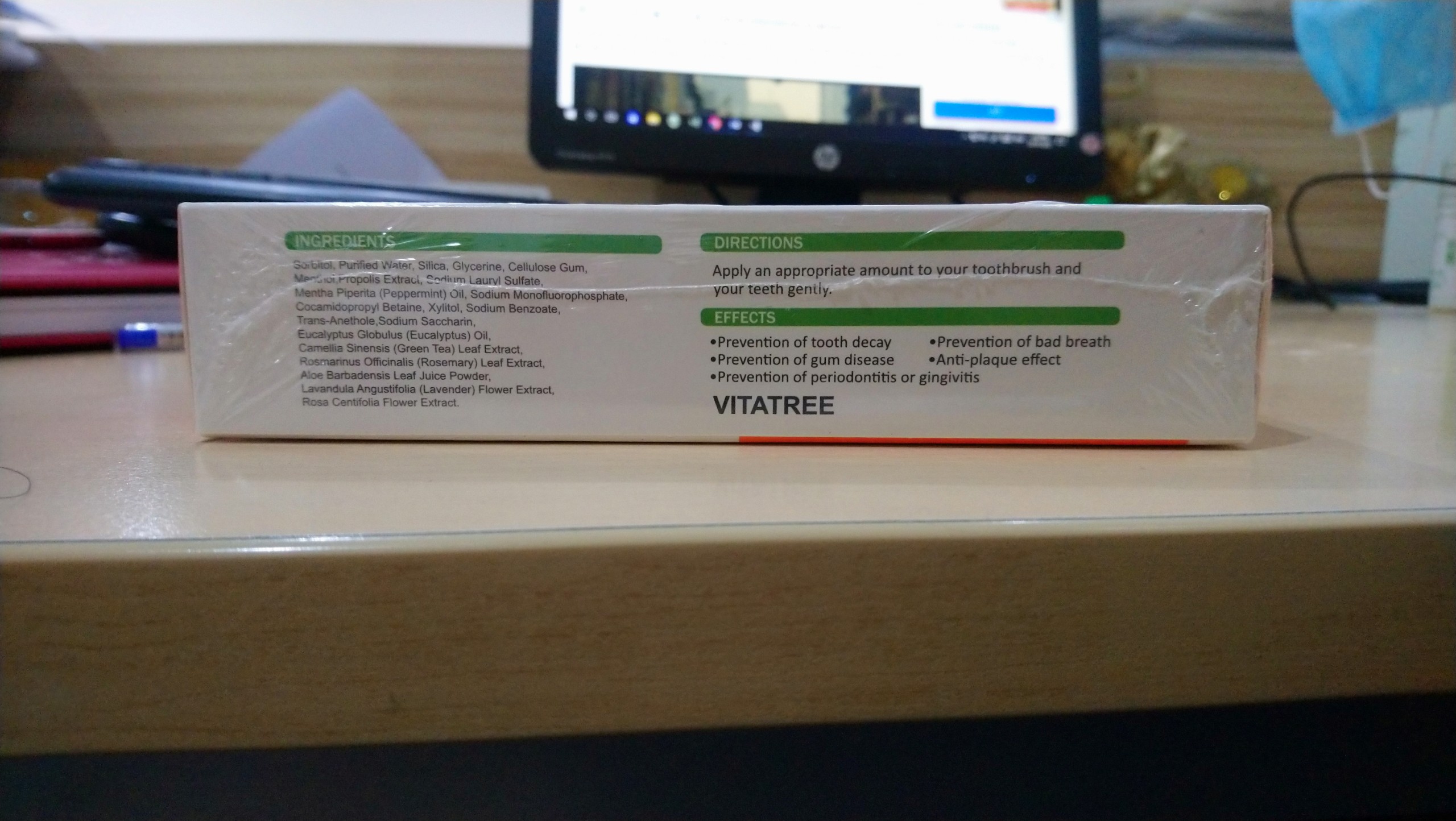 Kém đánh răng Propolis Vitatree 120 gr