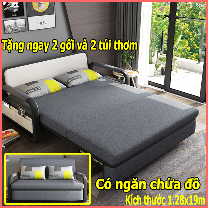 [Trả góp 0%]Giường sofa cao cấp giường gấp thông minhsofa kiêm giường đa năng giường gấp gọn thông minh - (120 x 190 cm)