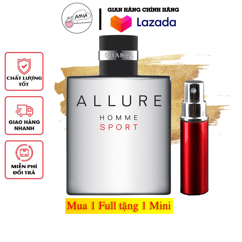 [Mẫu thử 10ml] Nước Hoa Chanel Allure Homme Sport (EDT) For Men XT06