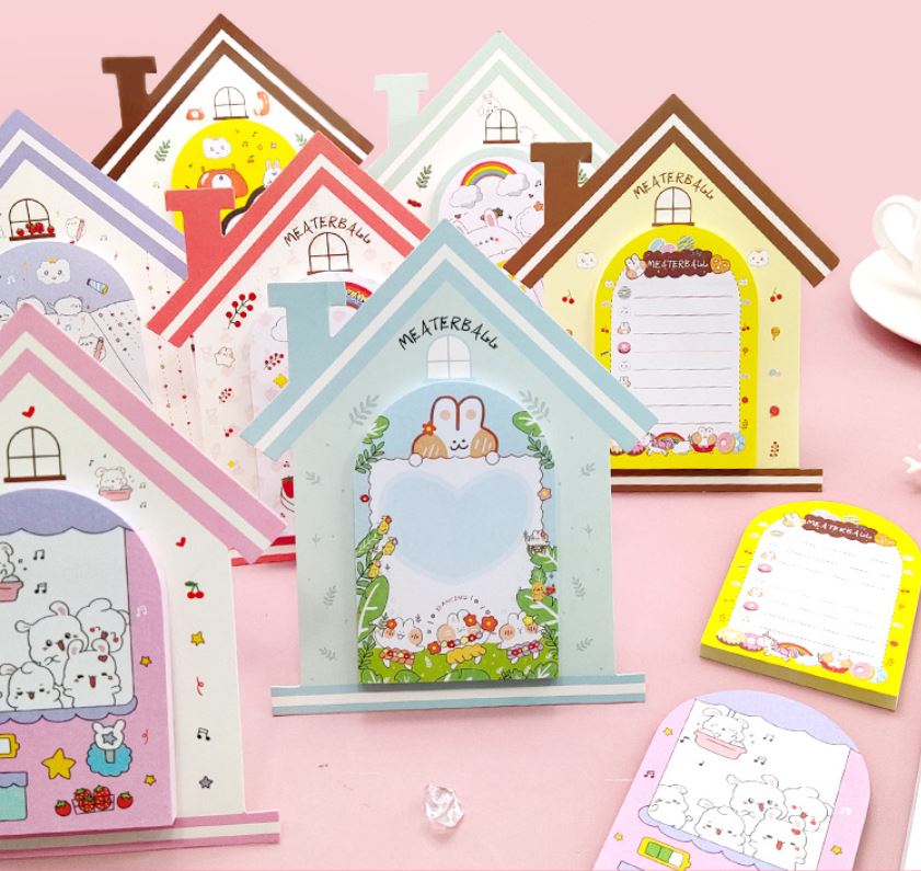 [HCM]Set giấy note ghi chú hình thỏ cute (50trang)