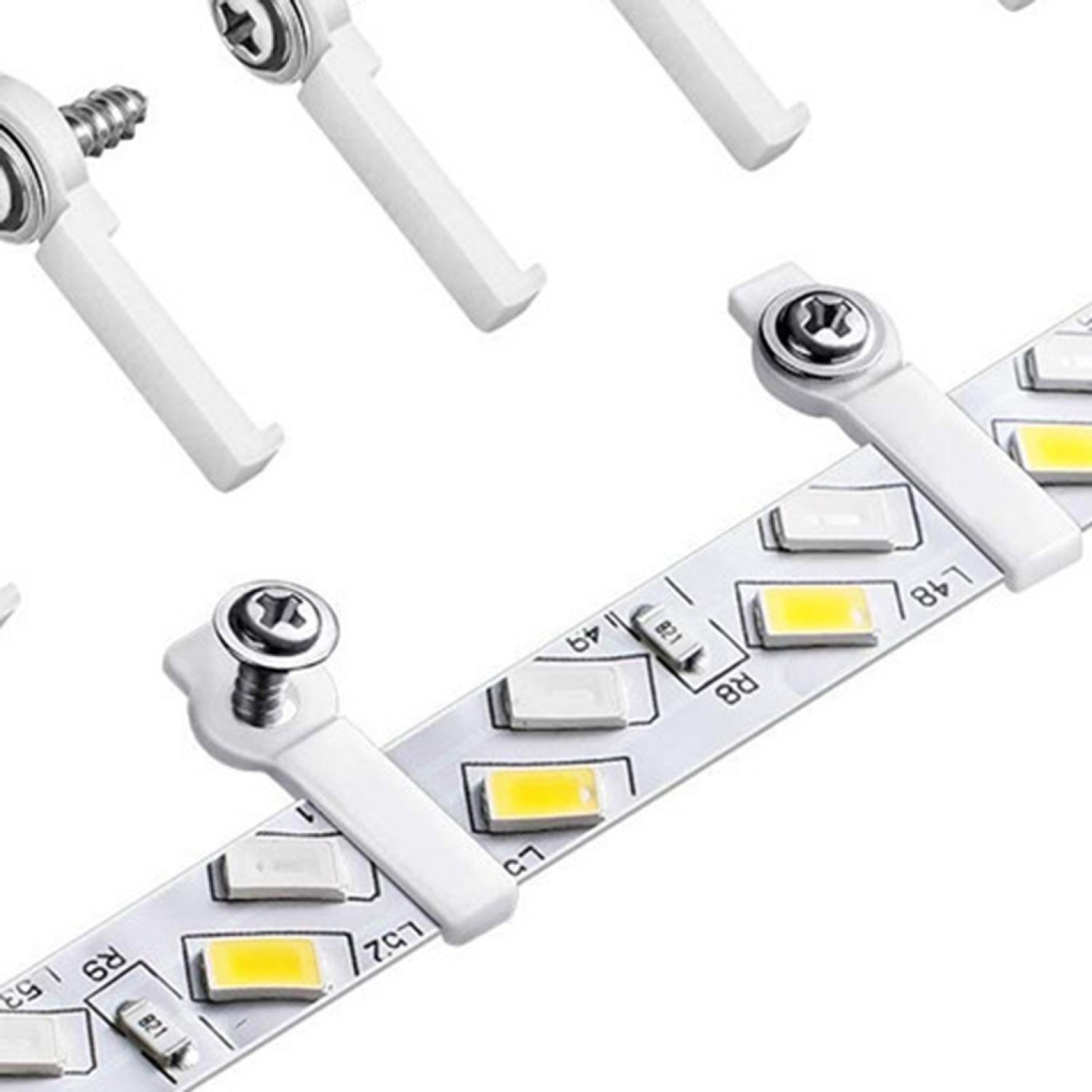 Combo 10 kẹp cố định dây led 10mm bắt vít
