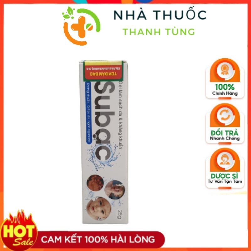 Kem su bạc -subac chưa nano bạc và thảo dược cho bé thủy đậu , chân tay miệng
